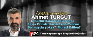 Ahmet Turgut’tan Karantina Eleştirisi