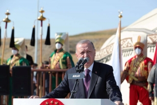 Erdoğan Ahlat’ta Malazgirt Zaferini Kutladı
