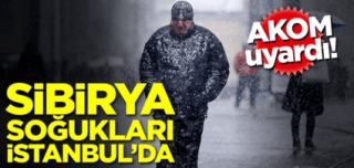 İstanbul’a Sibirya Rüzgarı Esiyor