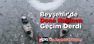Beyşehir’de Dona Rağmen Geçim Derdi