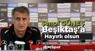 Sancak Şenol Güneş Beşiktaş’a Hayırlı olsun 