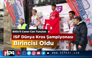 Bitlis ISF  Dünya Kros Şampiyonası 1.si Oldu