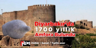 Diyarbakır’da  1700 yıllık amfora bulundu