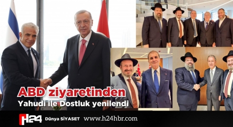 Erdoğan Siyonist Lapid ile Görüştü 